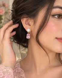 Loop Pearl Drop Earrings